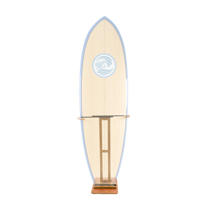 Support planche de surf en bois