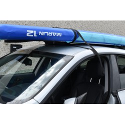 2 barres de toit souples pour surf ou paddle