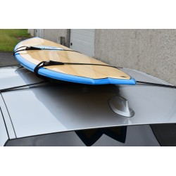 2 barres de toit souples pour surf ou paddle